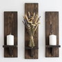 Hanah Home Raf321 Estantería Decorativa de Madera Maciza